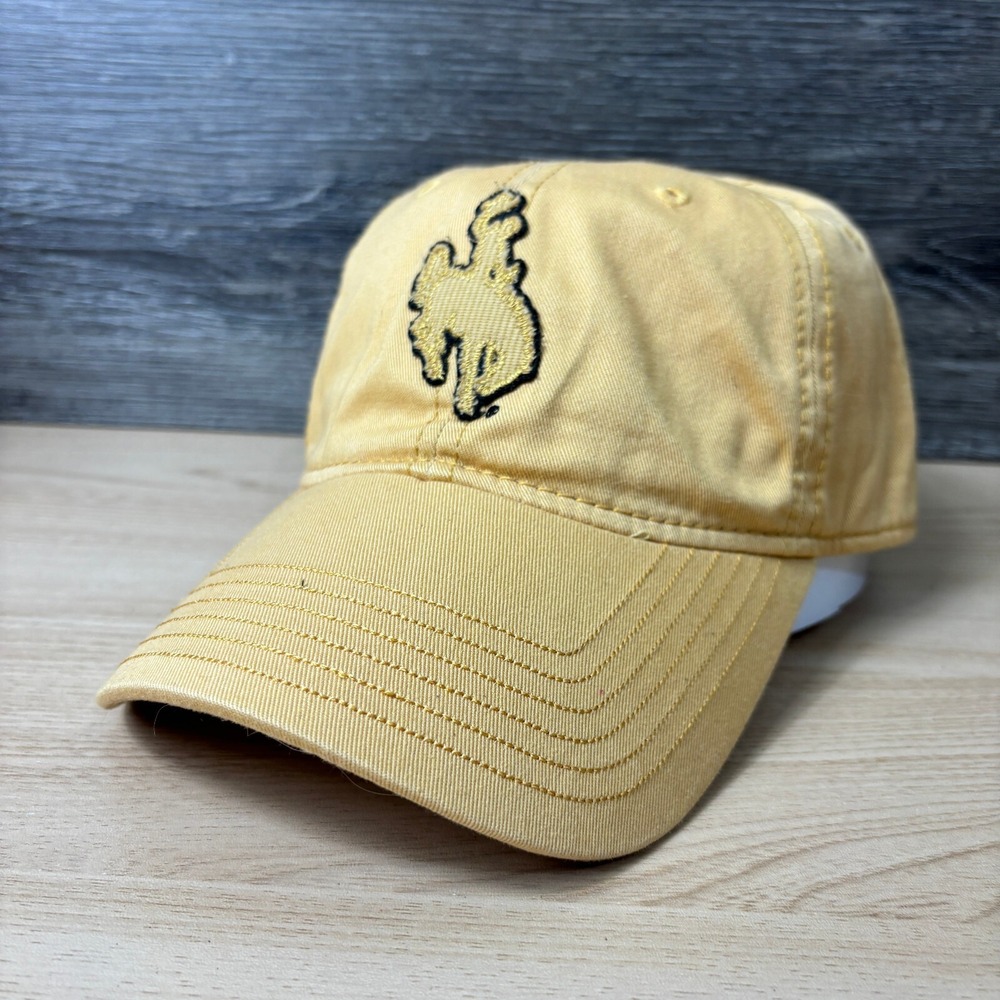 The Hideout Ranch Hat Cap Strap Back Yellow One Size Adjustable